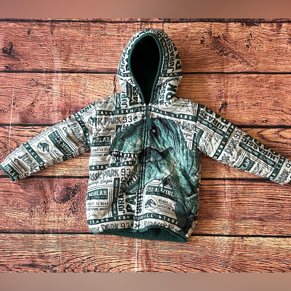 Kids Jurassic Park Hoodie‎ with Dinosaur Print